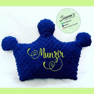 Personalized Crown Pillow by Sasoms